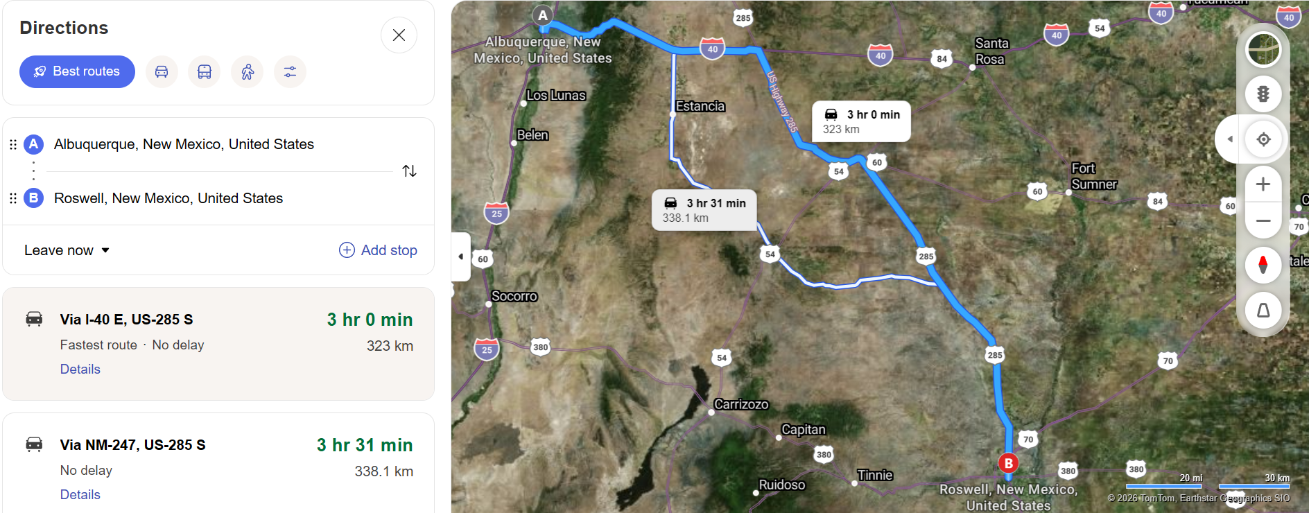 Mileage Calculation Steps