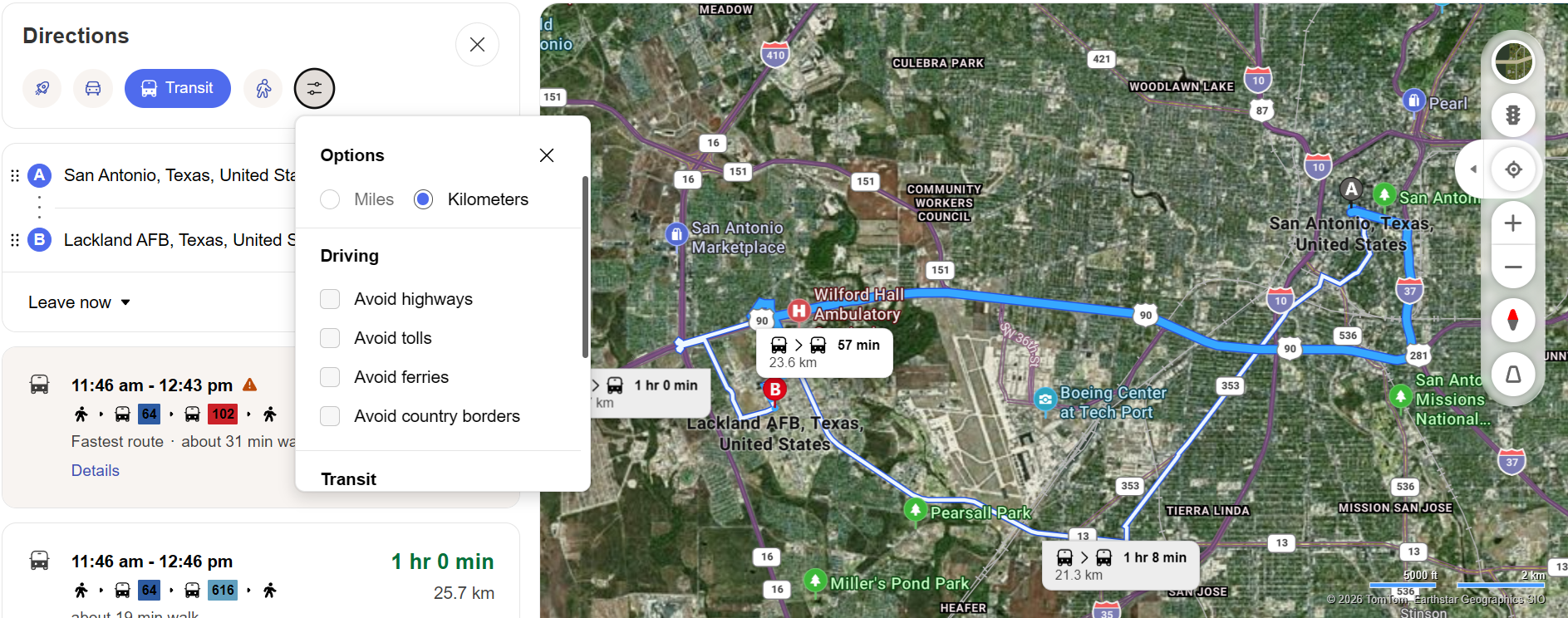 Customizing Routes