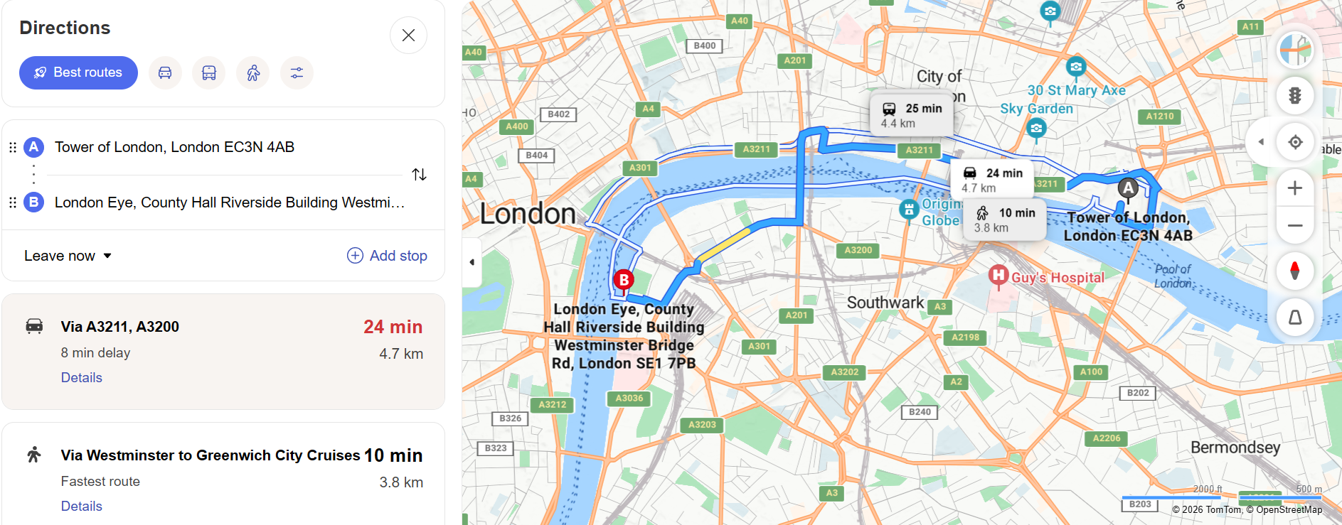 Bing Maps UK Interface