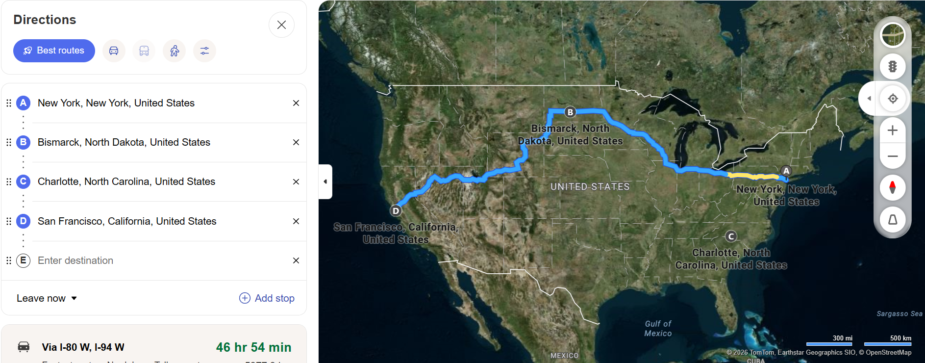 US Highway Map