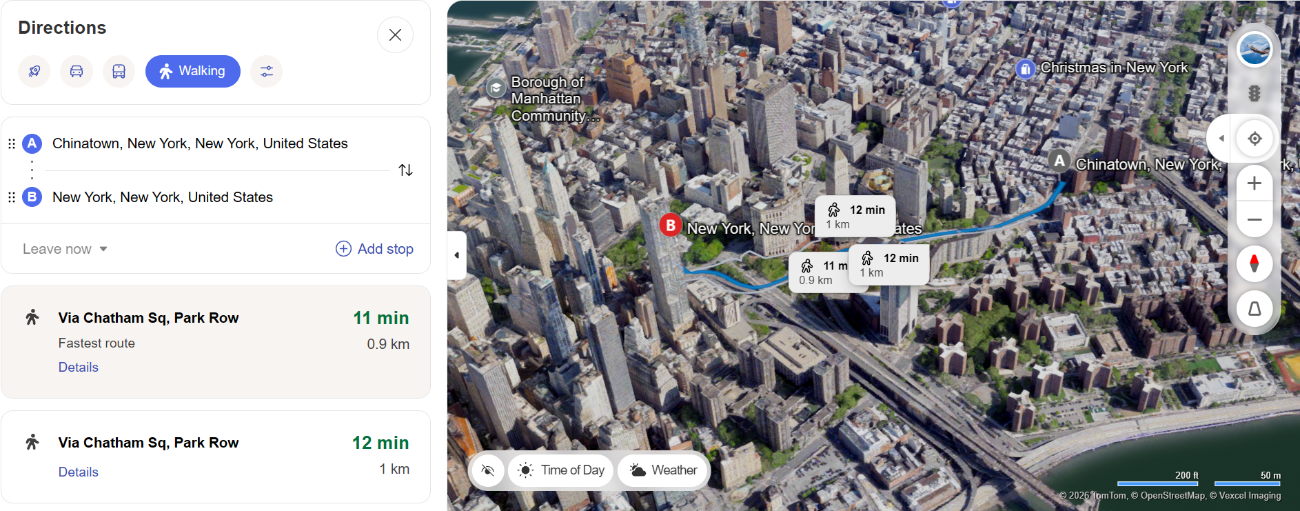 Walking Route Visualization